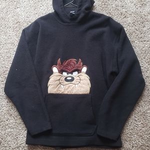 VINTAGE 1996 tasmanian devil fleece hoodie